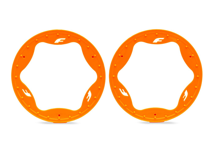 Traxxas - 10948-ORNG - Beadlock Rings - Rear Orange