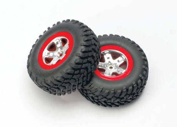 Traxxas - 5873A - Tires & Wheels Assembled (Rear) (2) (SL)