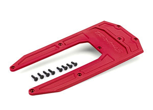 Traxxas - 9623R - Skidplate (Chassis) (Red) (SLEDGE)