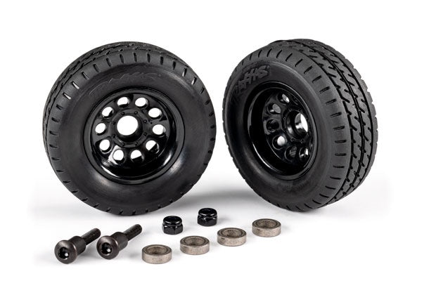 Traxxas - 9797 - Trailer Wheels & Tires (2) (TRX-4M)