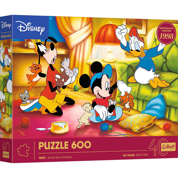 Trefl - 40th Anniversary - Mickey Mouse And Friends (600 pcs)