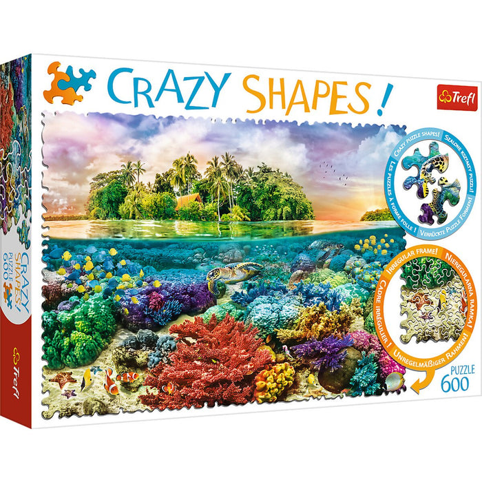 Trefl - Crazy Shapes - Tropical Island (600 pcs)