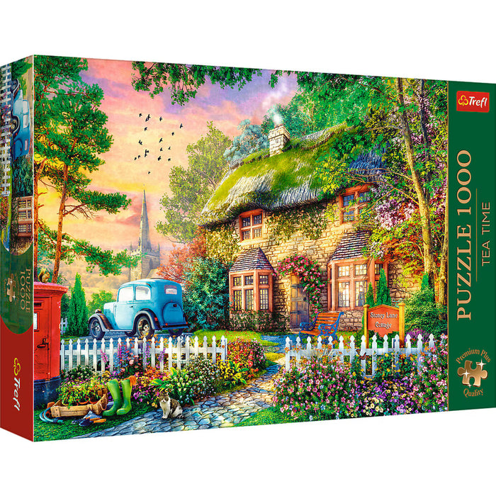 Trefl - Premium Plus - Tea Time: Stoney Lane Cottage (1000 pcs)