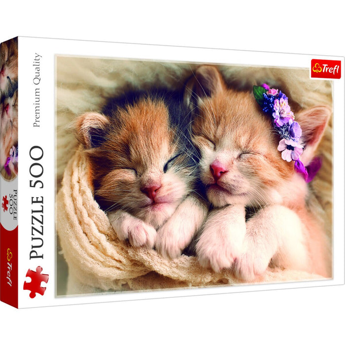 Trefl - Sleeping Kittens Puzzle (500 pcs)