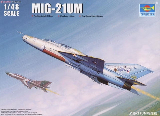 Trumpeter - 1/48 Mig-21UM Fighter
