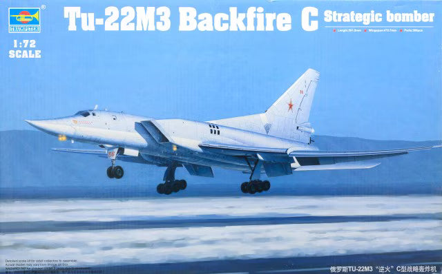 Trumpeter - 1/72 Tu-22M3 Backfire C Strategic Bomber