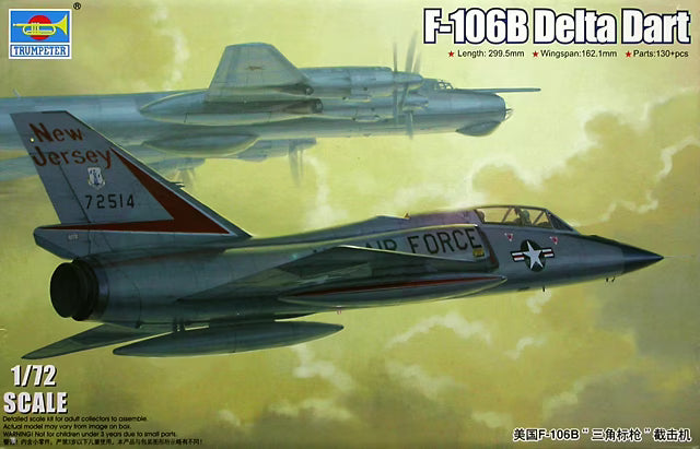 Trumpeter - 1/72 US F-106B Delta Dart