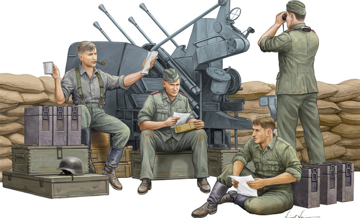 Trumpeter - 1/35 German Anti-Aircraft Gun Crew