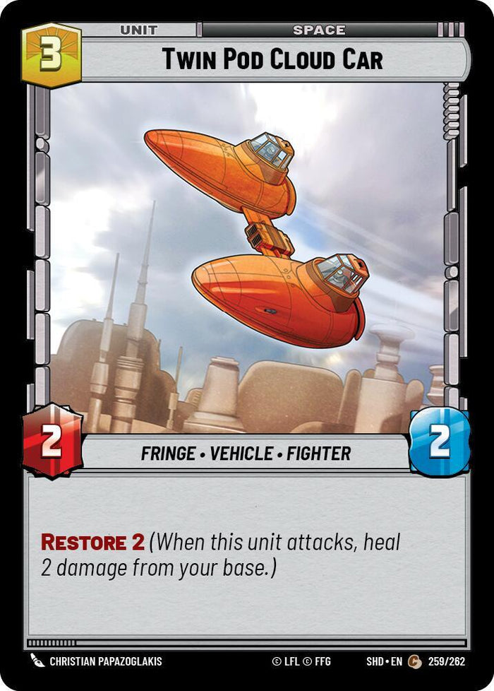 SWU - Twin Pod Cloud Car (259/262) (Foil)