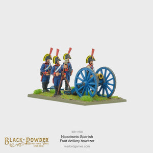 Warlord - Black Powder Napoleonic Spanish foot Artillery Howitzer