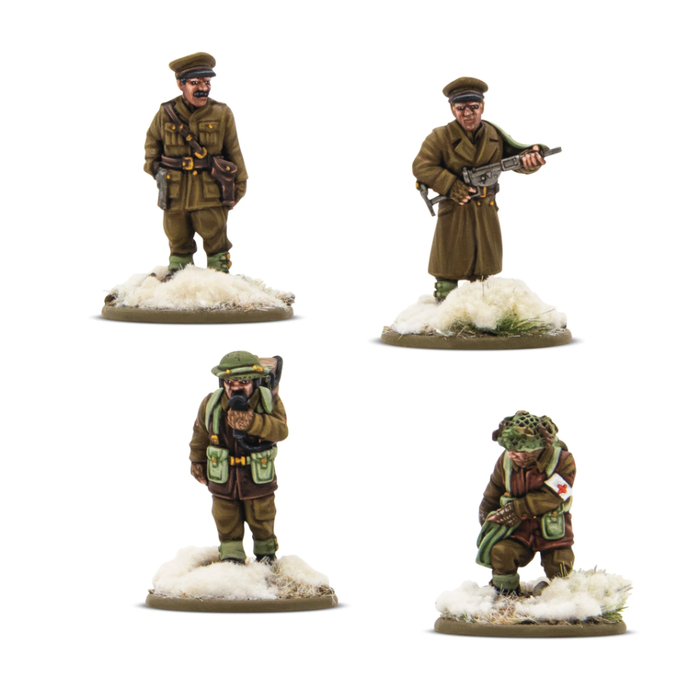 Warlord - Bolt Action  British & Canadian Infantry (Winter) HQ