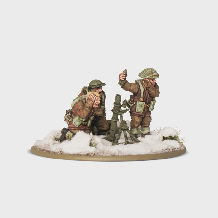 Warlord - Bolt Action  British & Canadian Infantry (Winter) Medium Mortar Team