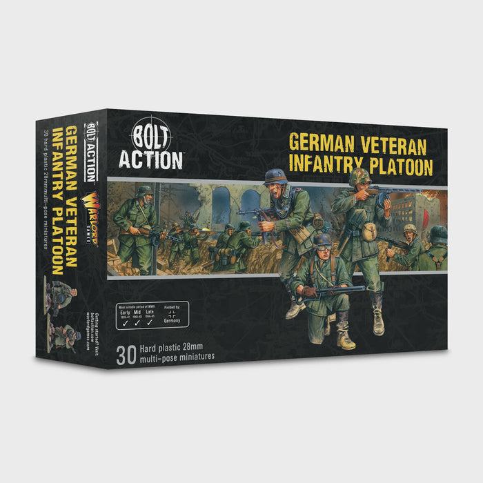 Warlord - Bolt Action  German Veteran Infantry Platoon