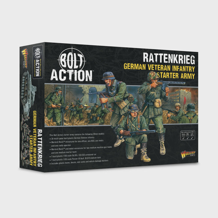 Warlord - Bolt Action  Rattenkrieg: German Veteran Infantry Starter Army