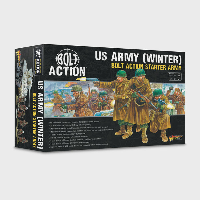 Warlord - Bolt Action  US Army (Winter) Starter Army