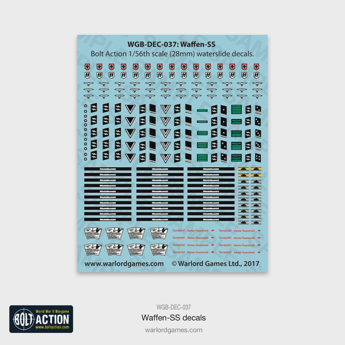 Warlord - Bolt Action Decals - Waffen-SS