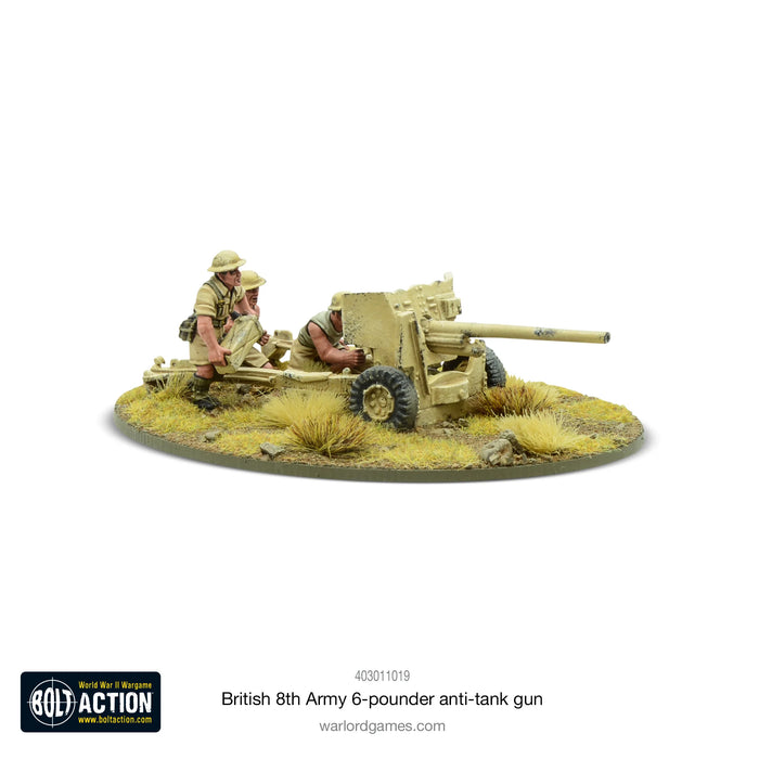 Warlord - Bolt Action  8th Army 6 Pounder