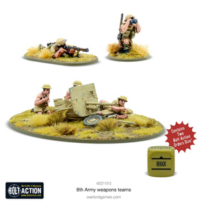 Warlord - Bolt Action  8th Army Weapons Teams (QF 2-pdr & Sniper)