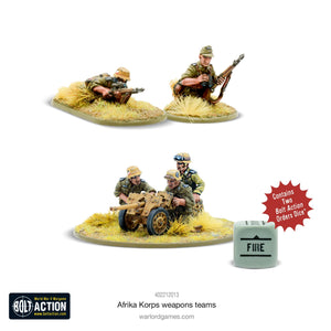 Warlord - Bolt Action  Afrika Korps Weapons Teams (Light Anti-tank & Sniper)