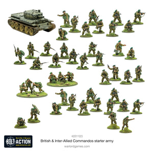 Warlord - Bolt Action  British & Inter-Allied Commandos Starter Army