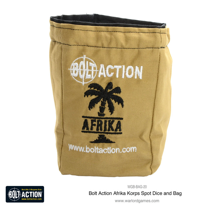 Warlord - Bolt Action  Dice Bag - Afrika Korp