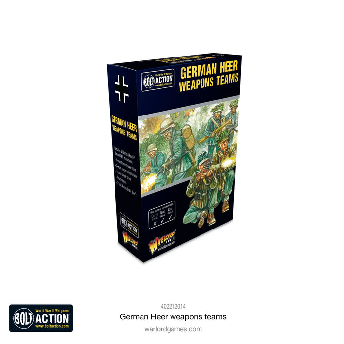 Warlord - Bolt Action  German Heer Weapons Teams