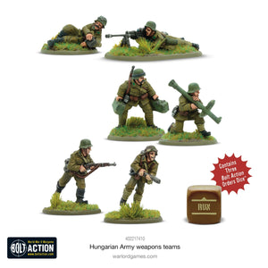 Warlord - Bolt Action  Hungarian Army Weapons Teams