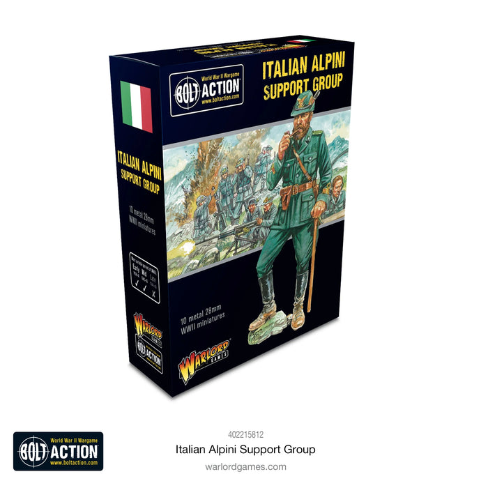 Warlord - Bolt Action  Italian Alpini Support Group