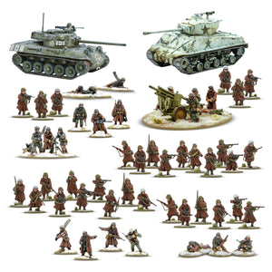 Warlord - Bolt Action  US Army (Winter) Starter Army