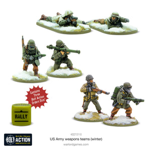 Warlord - Bolt Action  US Army (Winter) Weapons Teams