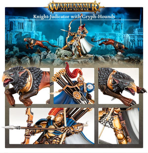 GW - Warhammer Stormcast Eternals: Knight-Judicator With Gryph-Hounds  (96-49)