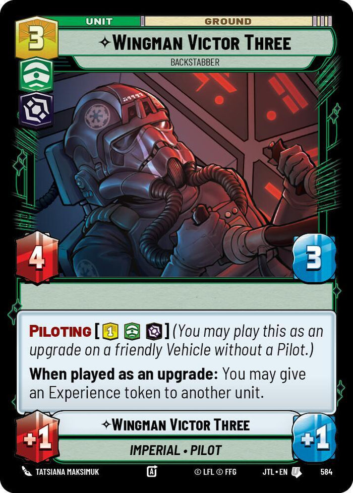 SWU - Wingman Victor Three - Backstabber  (584) (Foil)