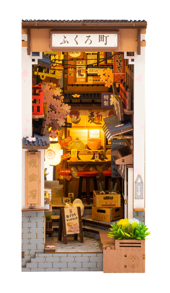 Robotime - DIY Book Nook - Sakura Wine Alley