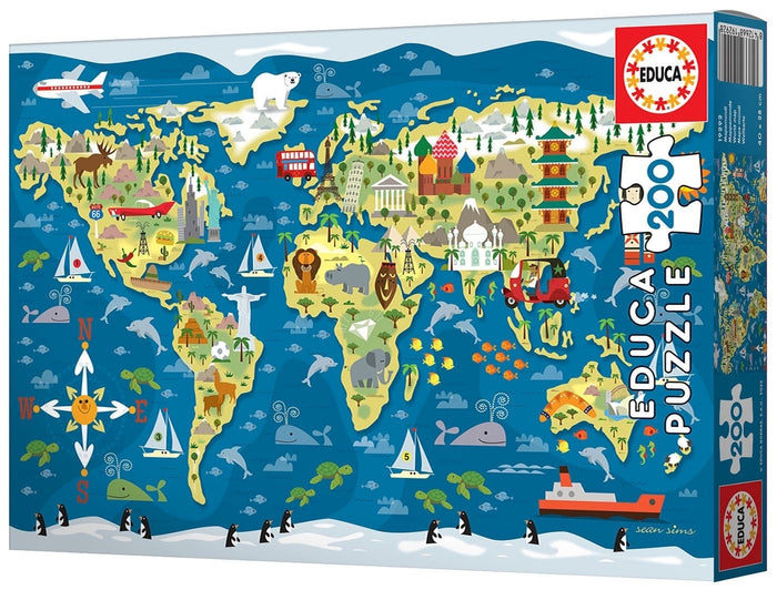 Educa - World Map (200pc)