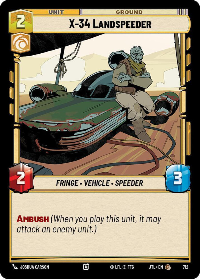SWU - X-34 Landspeeder  (712) (Foil)