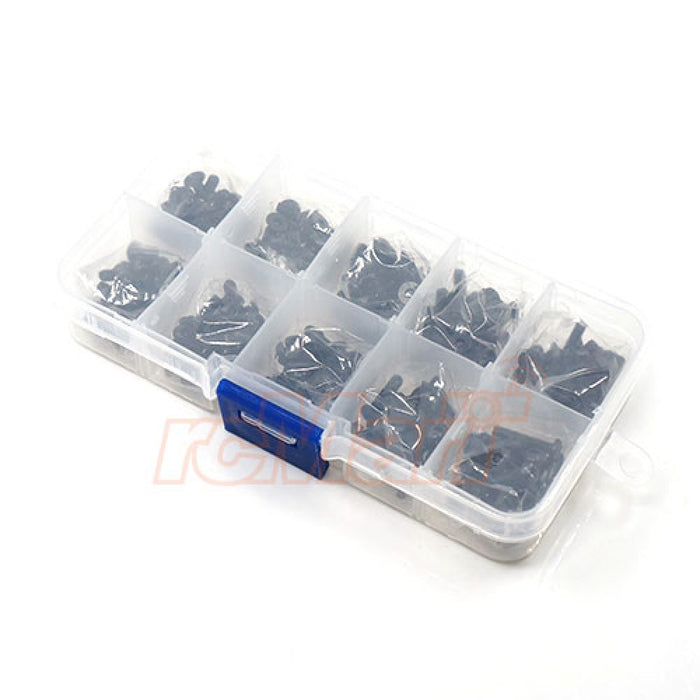 Yeah Racing - 12.9 Grade Carbon Steel Screw Assorted Set (200pcs) w/Mini box