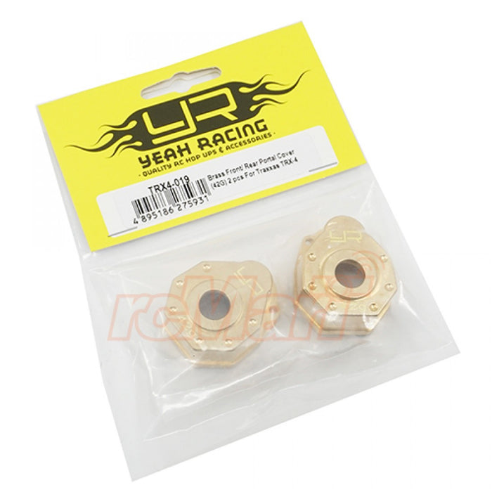 Yeah Racing - Brass Front or Rear Portal Cover 42g (2 pcs)