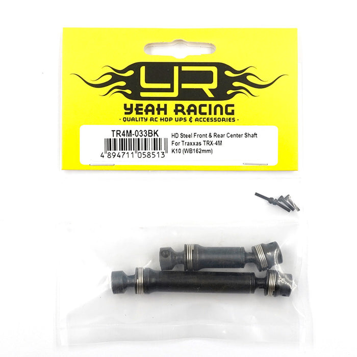 Yeah Racing - HD Steel Front & Rear Center Shaft For Traxxas TRX-4M K10