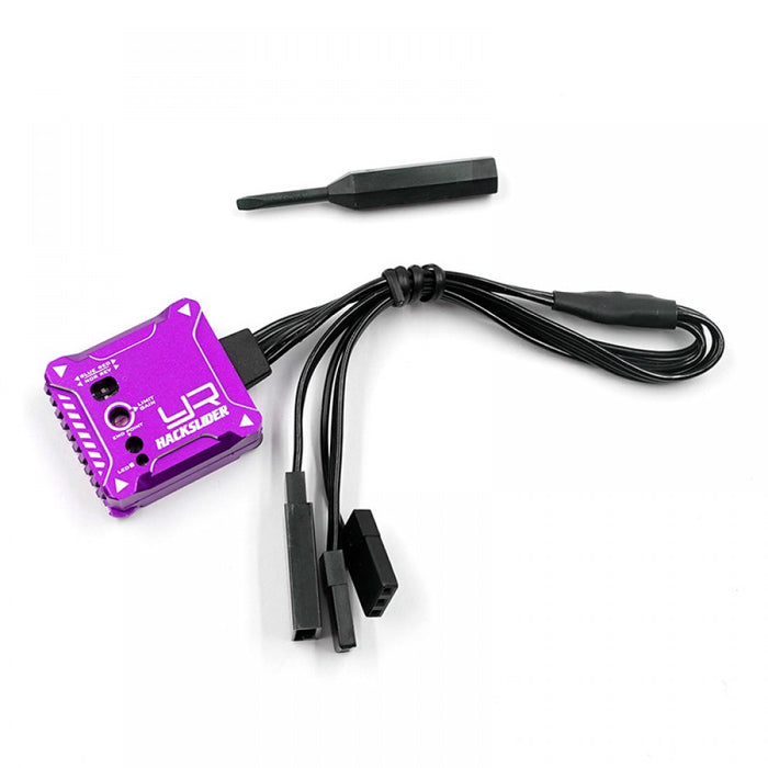 Yeah Racing - Hackslider Drift Performance Tuned Gyro For RC Drift (Purple)