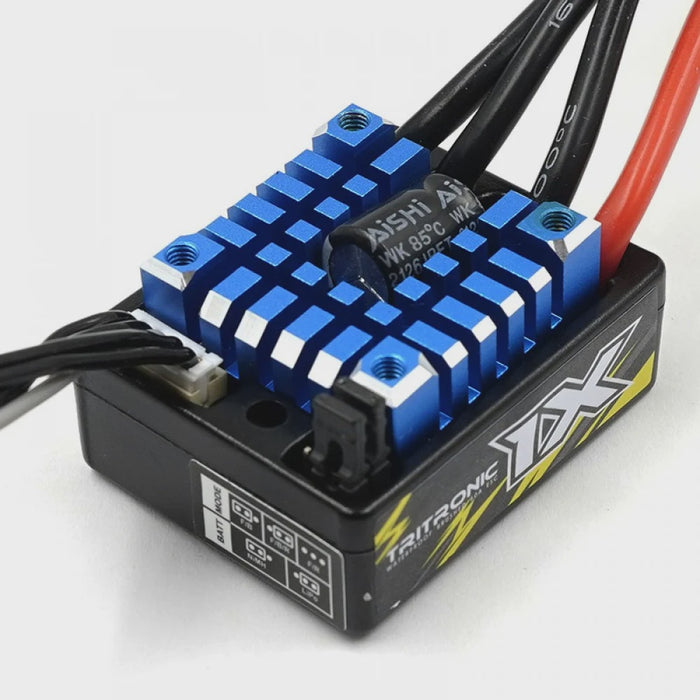 Yeah Racing - Tritronic 1X 60A Waterproof Brushed ESC (Blue)