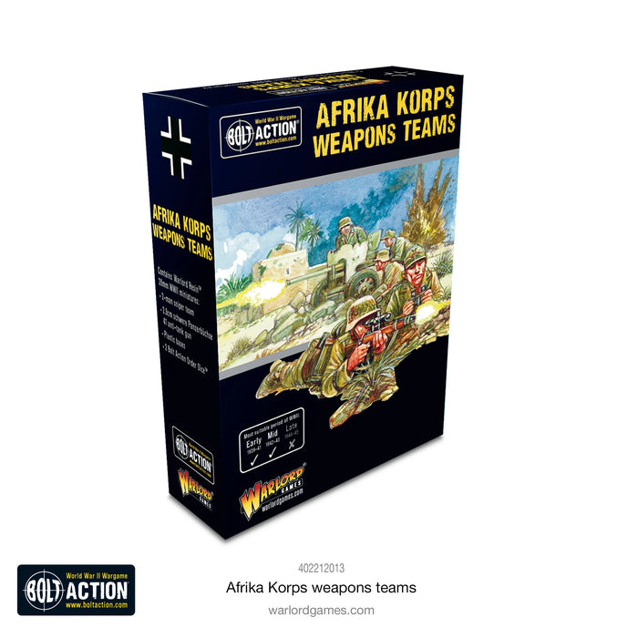 Warlord - Bolt Action  Afrika Korps Weapons Teams (Light Anti-tank & Sniper)
