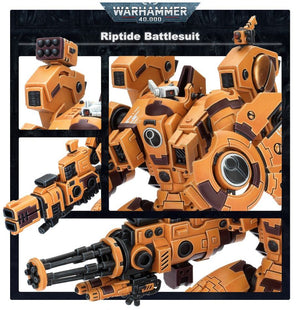 GW - Warhammer 40k T'au Empire: Riptide Battlesuit  (56-13)