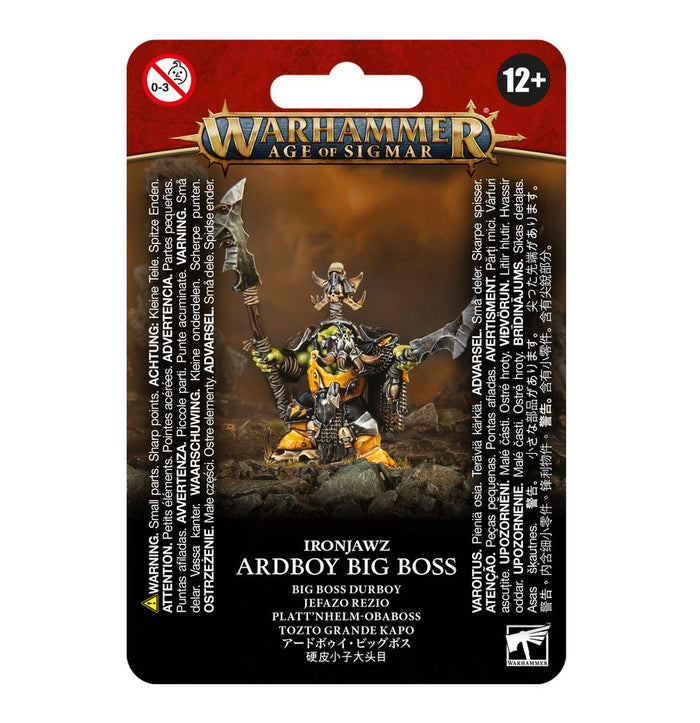 GW - Warhammer AOS Orruk Warclans: Ardboy Big Boss (89-57)