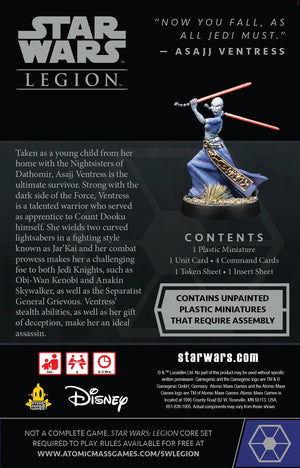 Star Wars Legion: Asajj Ventress Operative Expansion