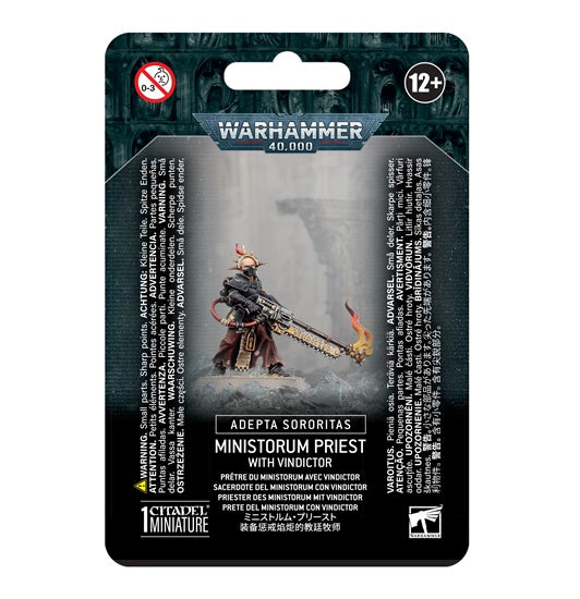 GW - Warhammer 40k Adepta Sororitas: Ministorum Priest With Vindictor (52-51)