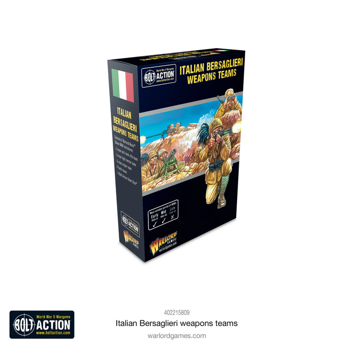 Warlord - Bolt Action: Italian Bersaglieri Weapons Teams
