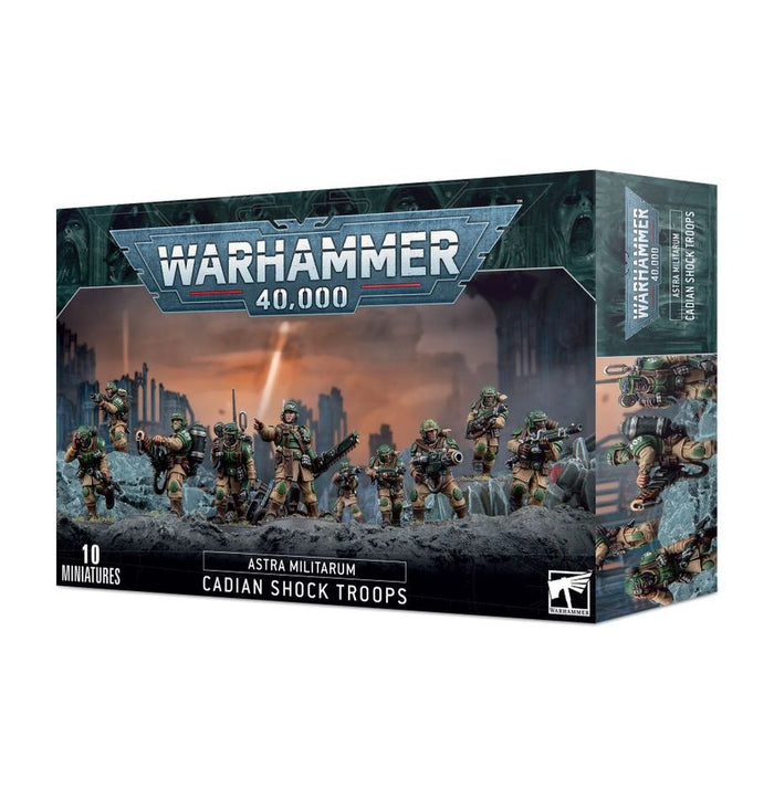 GW - Warhammer 40k Astra Militarum: Cadian Shock Troops  (47-33)