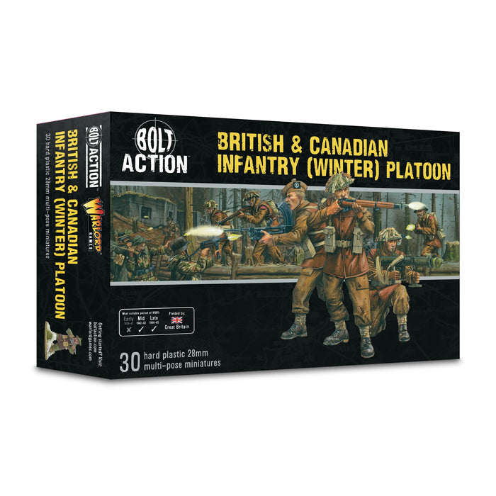 Warlord - Bolt Action: British & Canadian infantry (Winter) Platoon