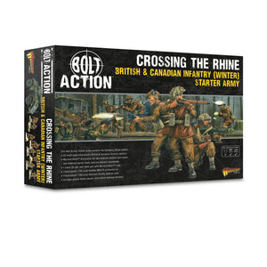 Warlord - Bolt Action  British & Canadian Infantry (Winter) Starter Army "Crossing The Rhine"