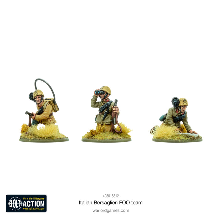 Warlord - Bolt Action: Italian Bersaglieri FOO Team (Metal)